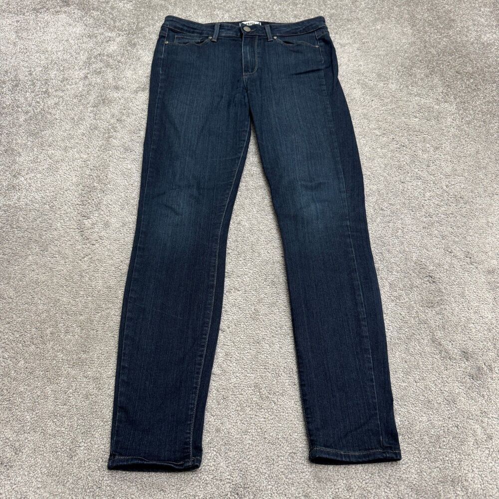 Paige Hoxton Ultra  Skinny Denim Jeans Womens 30 Mona Blue Dark Wash High Rise